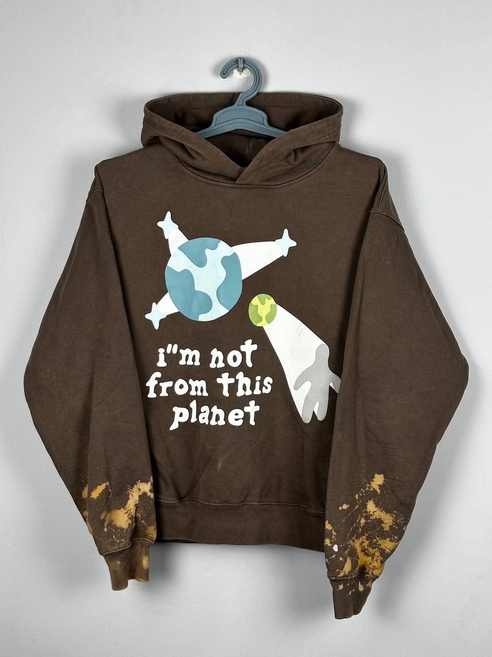 Broken Planet Broken Planet Hoodie “Not From This Planet” Brown Size M Size US M / EU 48-50 / 2 - 1 Thumbnail