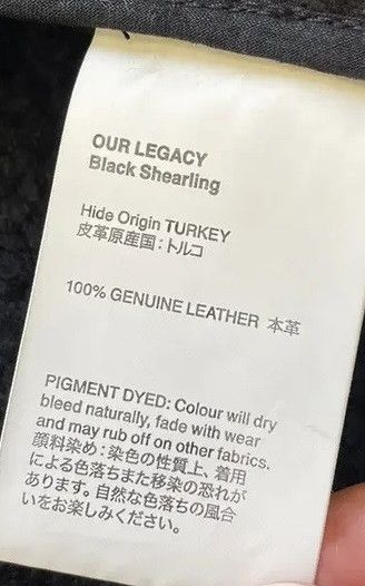Our Legacy Our Legacy Leather Shearling Jacket Size US M / EU 48-50 / 2 - 5 Thumbnail
