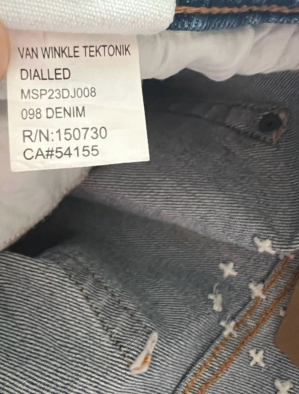 Ksubi Ksubi Jeans Mens Van Winkle Skinny Leg Blue $260 Size 40/32 Size US 40 / EU 56 - 7 Thumbnail