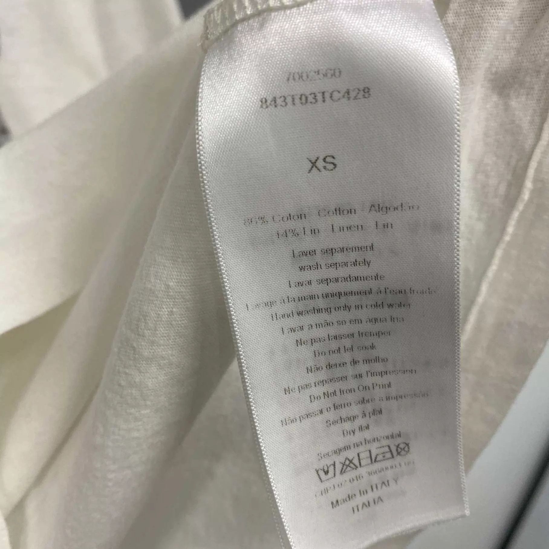 Dior Dior 8 letter logo SS tee XS 95 new Size XS / US 0-2 / IT 36-38 - 5 Thumbnail