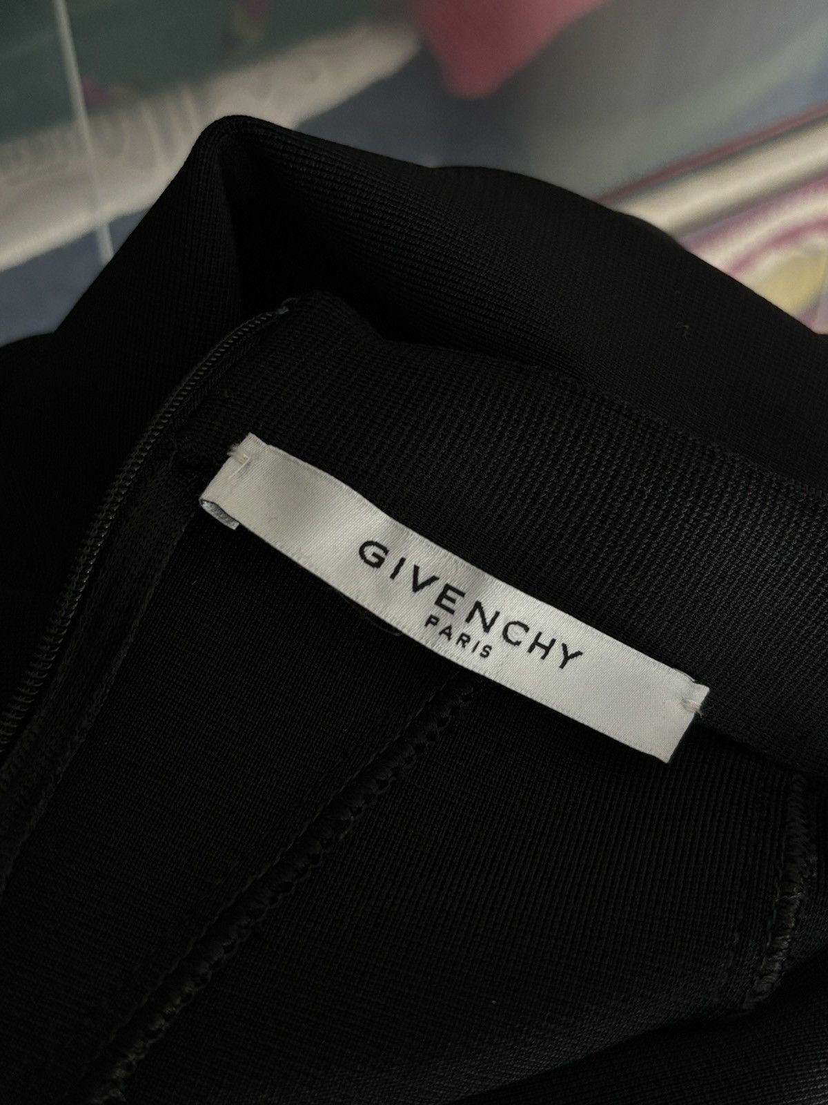 Givenchy Givenchy Patch Pocket Pencil Black Designer Midi Skirt Size 26" / US 2 / IT 38 - 6 Thumbnail