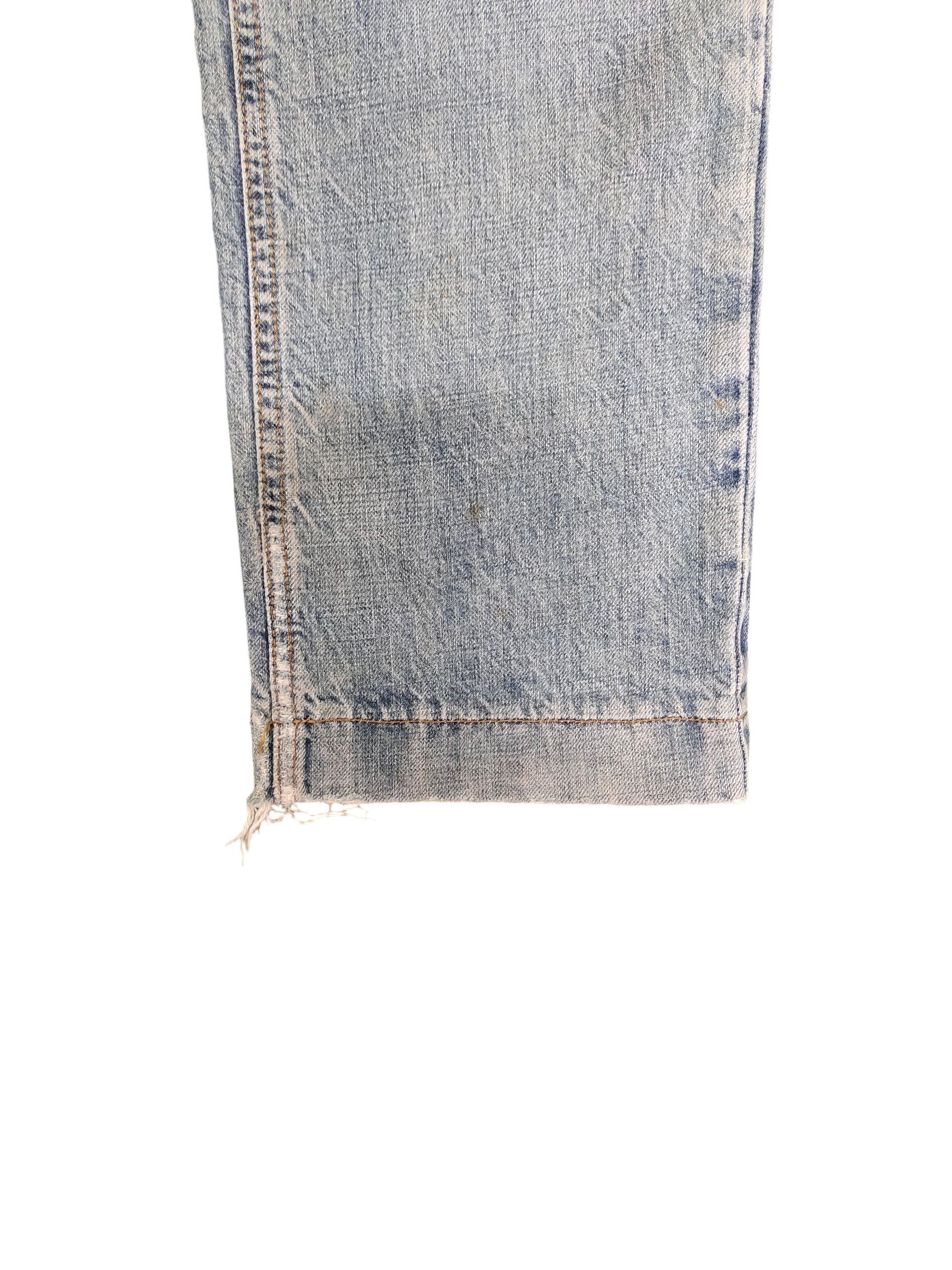 Dolce & Gabbana Vintage 90s Dolce & Gabbana Clawmark Distress Denim Jeans Size US 33 - 5 Thumbnail