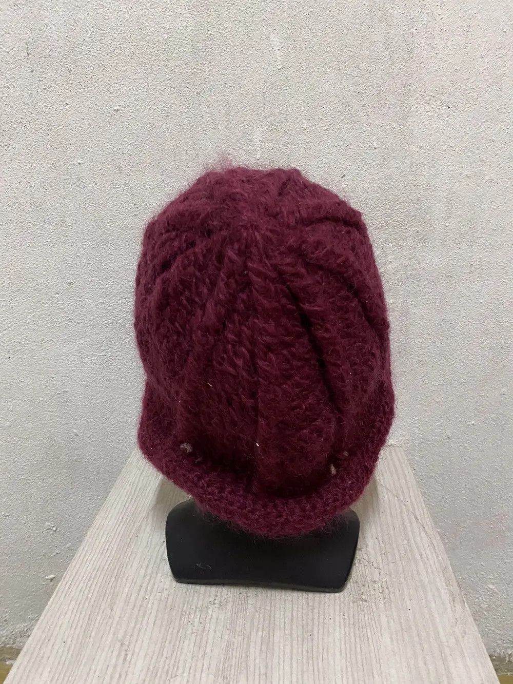 Vintage Japanese Brand Knit Bucket Hat Size ONE SIZE - 4 Thumbnail