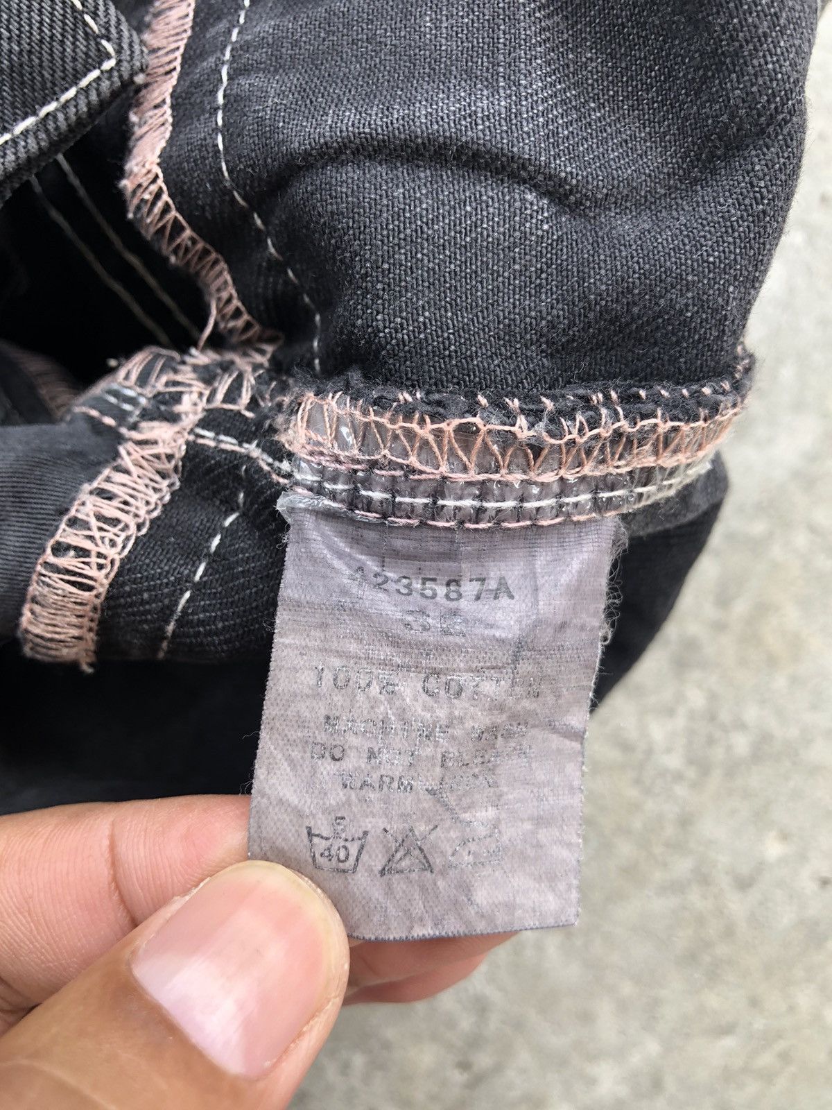 Japanese Brand Japanese Herritage Double Waist White Stitch Distressed Size US 32 / EU 48 - 16 Thumbnail