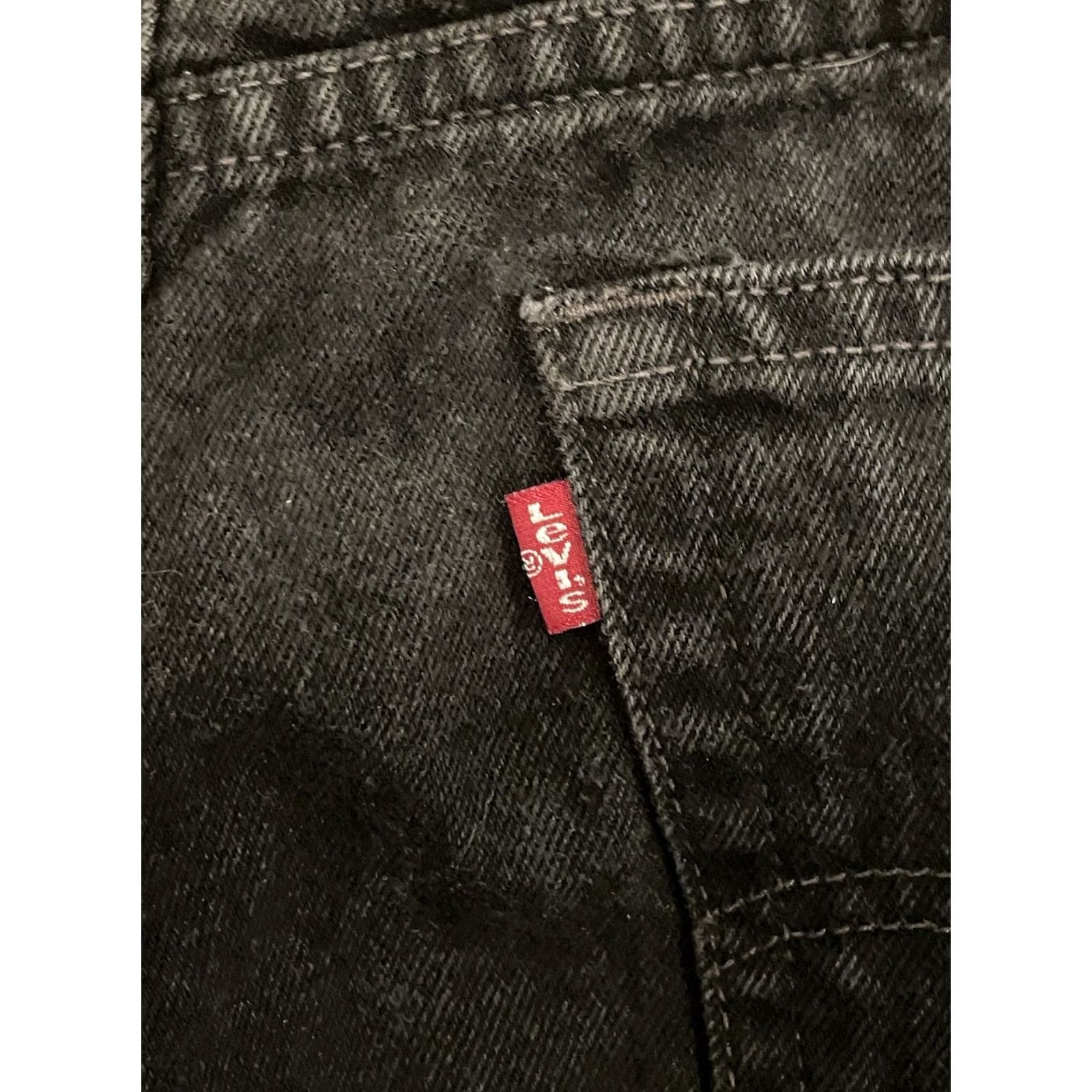 Levi's VINTAGE Levi's Jeans Mens 40x30 Black Denim 505 Regular Fit Straight Leg 90s Mens Size US 40 / EU 56 - 4 Thumbnail