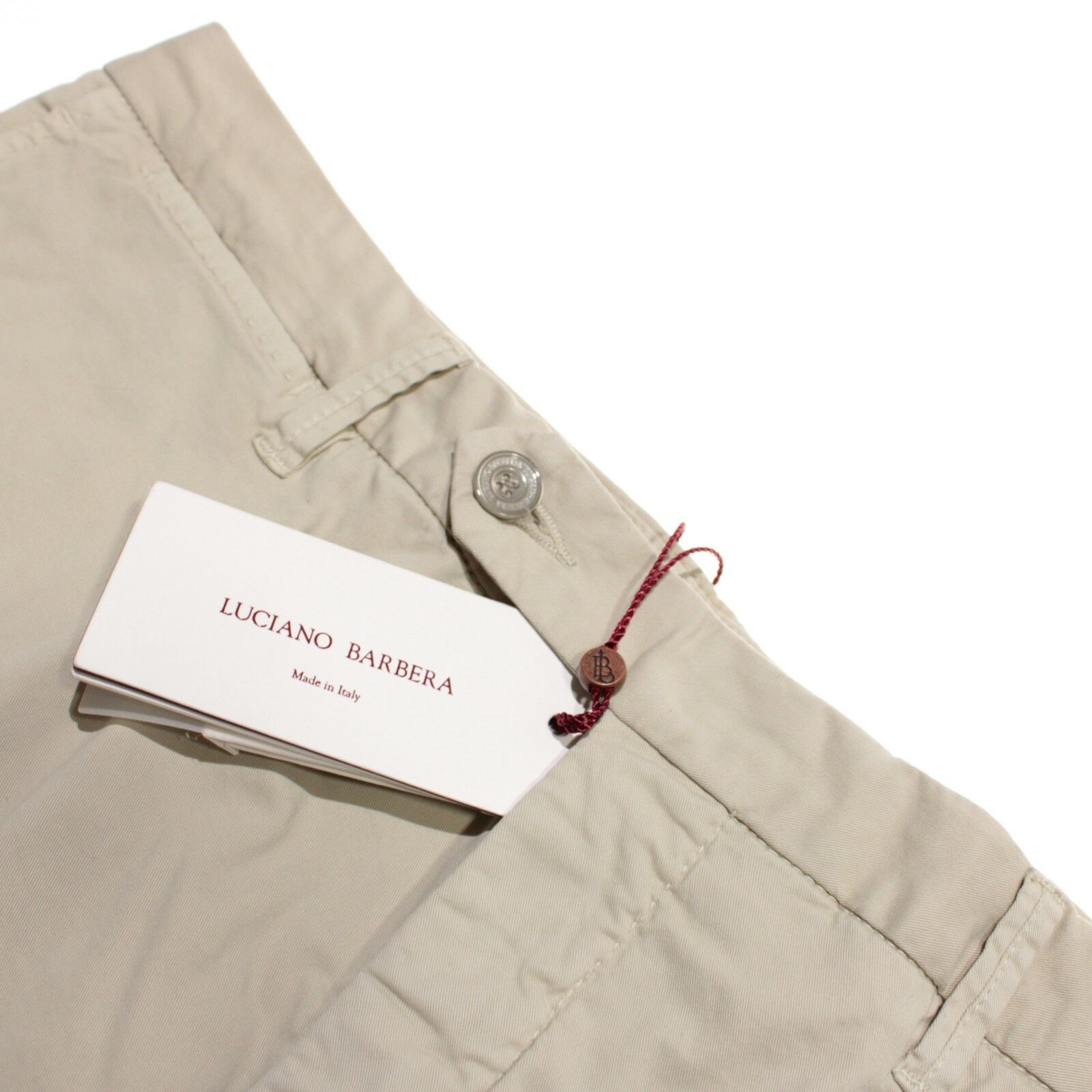 Luciano Barbera New with tags Chino Size 36 US In Beige