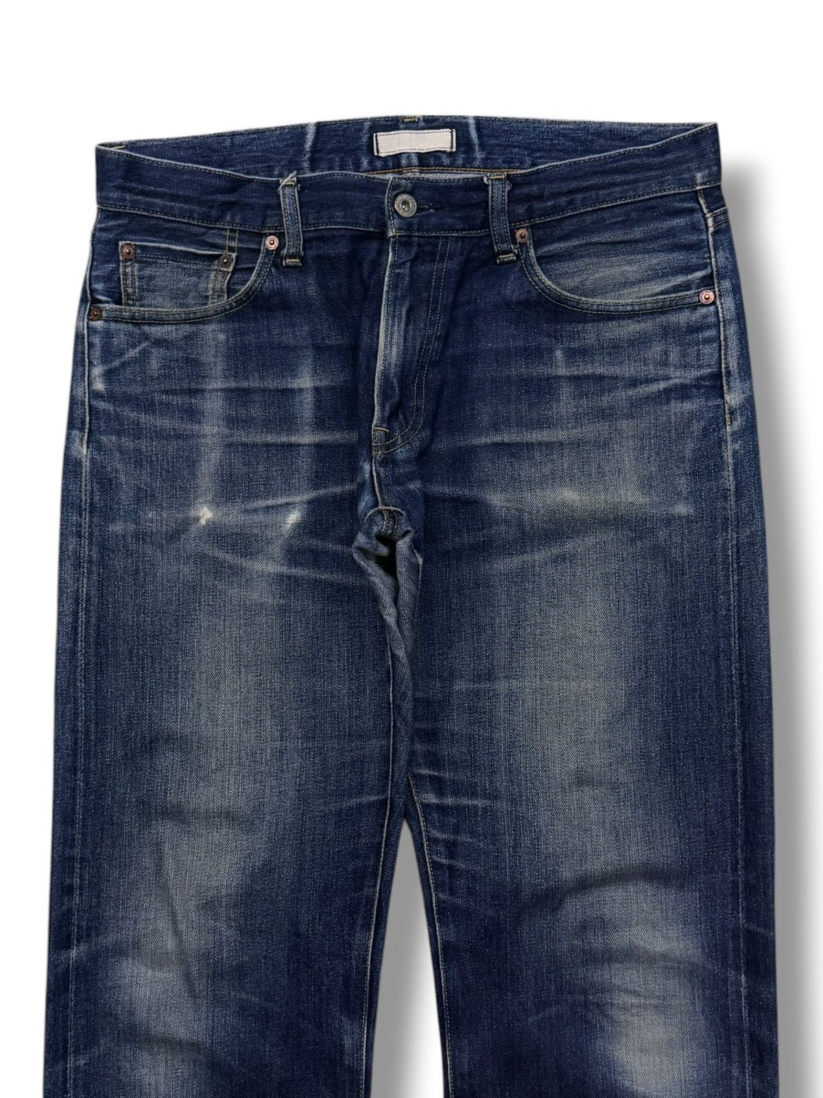 Uniqlo Vintage Uniqlo Japan Selvedge Denim Jeans | Vintage Fade W34 Size US 34 / EU 50 - 4 Thumbnail