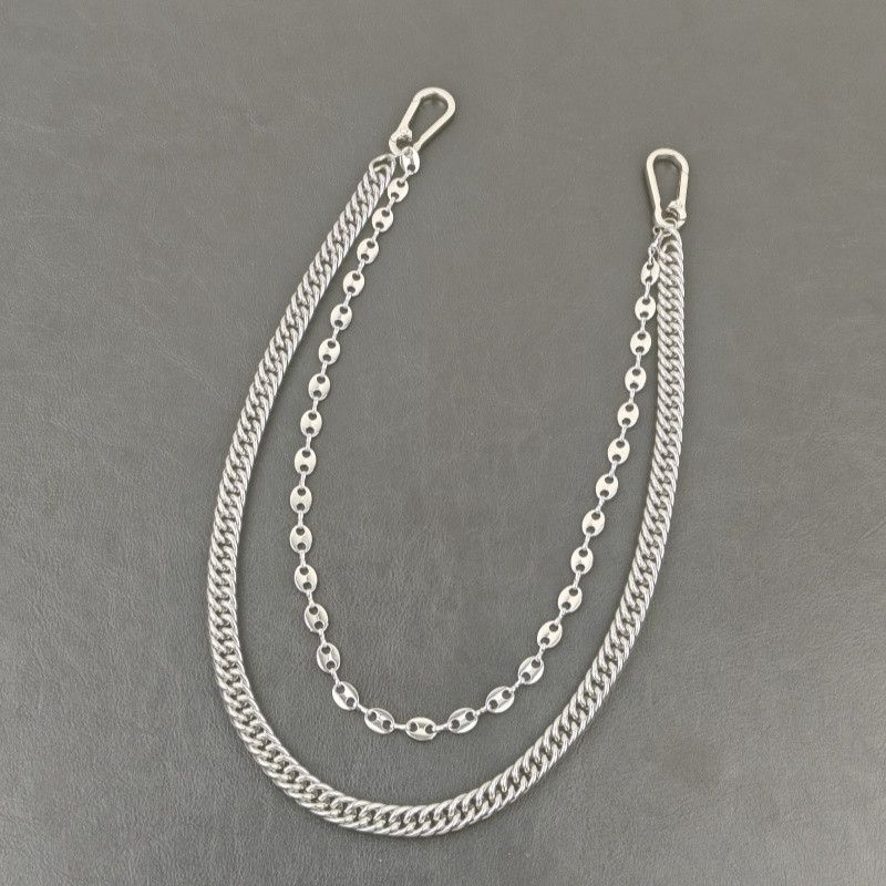 Japanese Brand × Jewelry Minimalist Stainless Steel Pants Chain Silver Size ONE SIZE - 3 Thumbnail