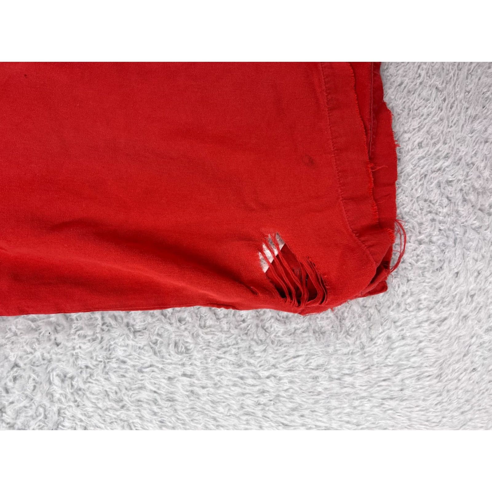 Tommy Bahama VINTAGE Tommy Bahama Shirt Mens Large Red Solid Button Up Silk Hawaiian Camp Beach READ Size US L / EU 52-54 / 3 - 3 Thumbnail