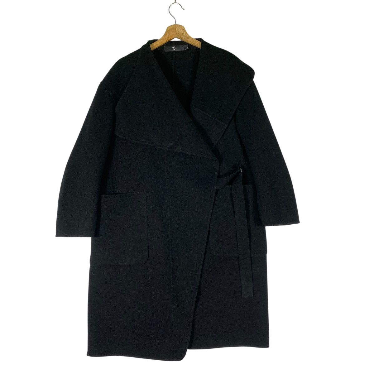Jil Sander × Uniqlo Jil Sander X Japanese Brand Wool Blend Collarless Coat Size L / US 10 / IT 46 - 4 Thumbnail