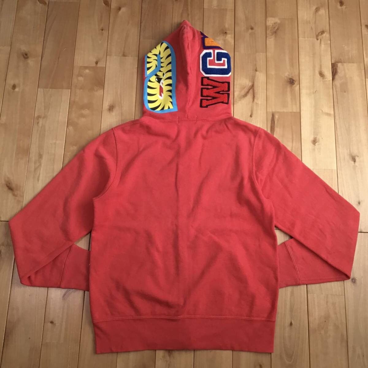 Bape × Nigo 2010 BAPE Neon shark full zip hoodie red a bathing ape NIGO Size US S / EU 44-46 / 1 - 6 Thumbnail