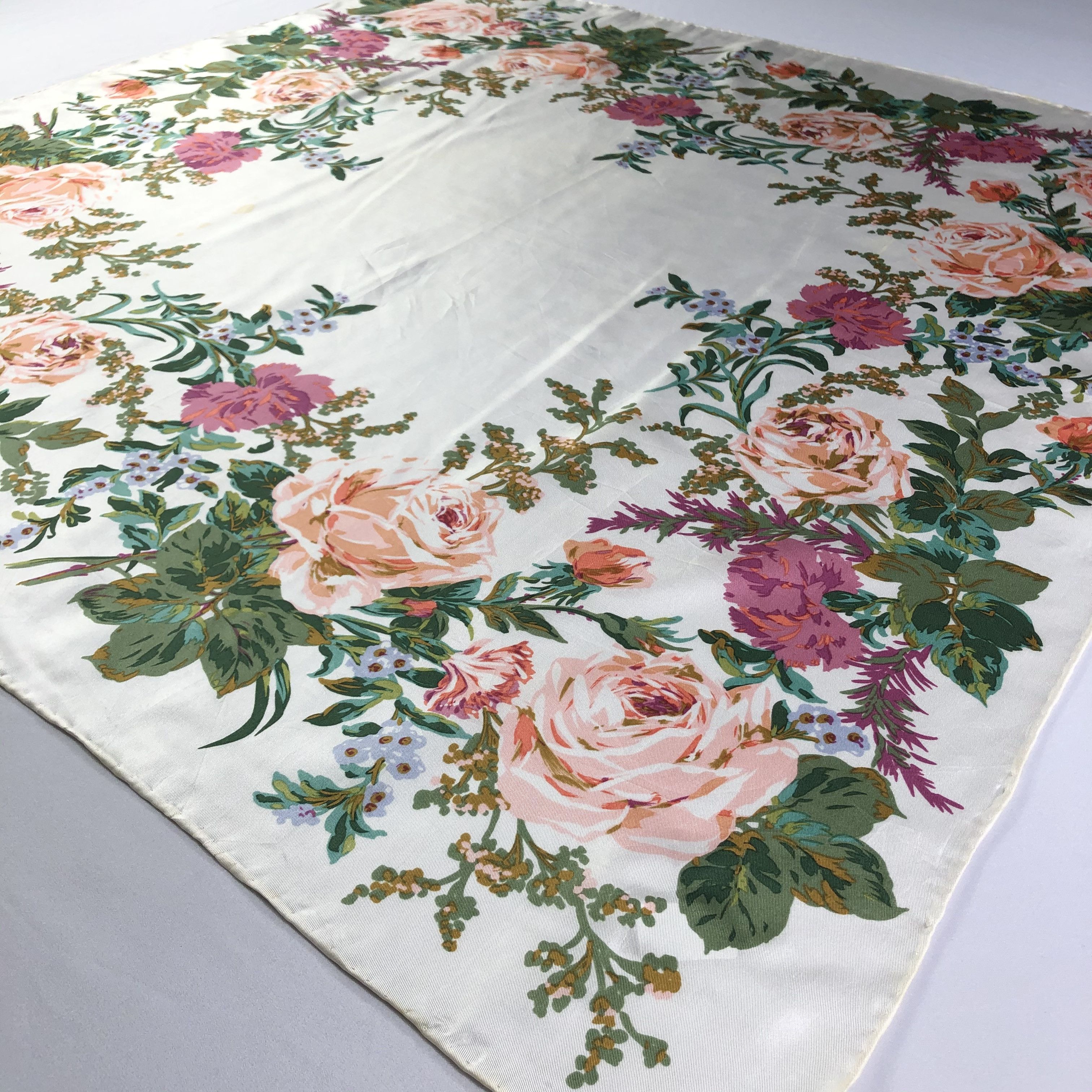 Vintage Vintage Silk Scarf Size ONE SIZE - 4 Thumbnail