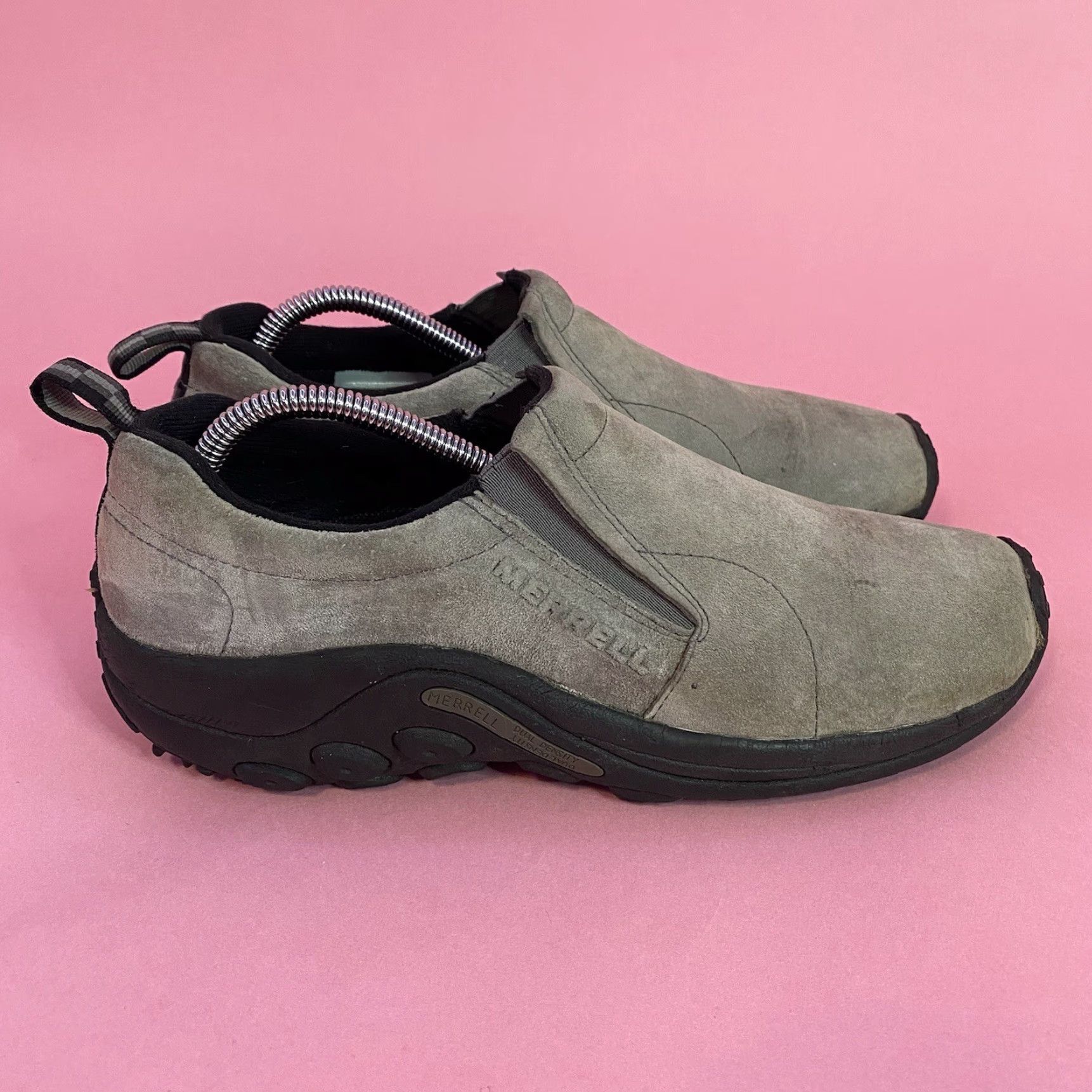 Merrell Merrell Jungle Moc Castlerock Nubuck Suede Slip On Loafers J71447 Mens Size 8 Size US 8 / EU 41 - 5 Thumbnail