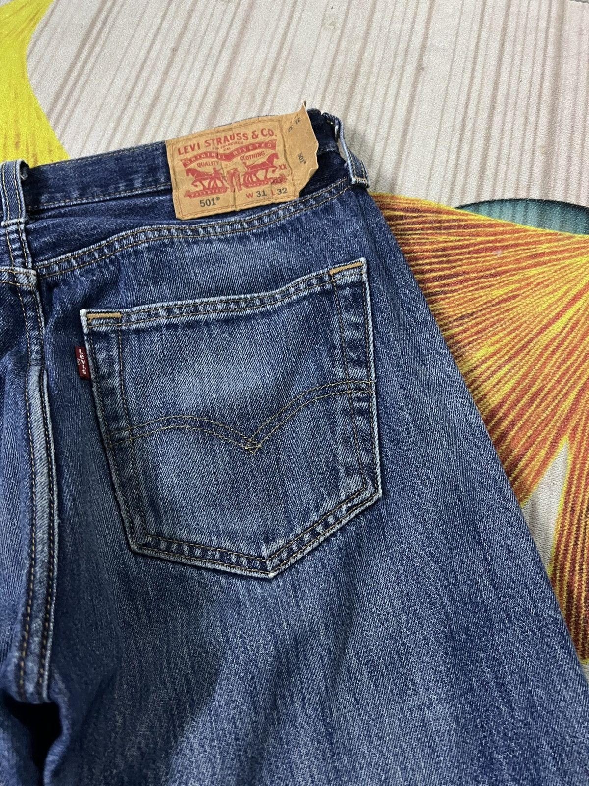 Levi's 💥Rare Vintage Levis 501 Distress Jean Size US 31 - 17 Thumbnail