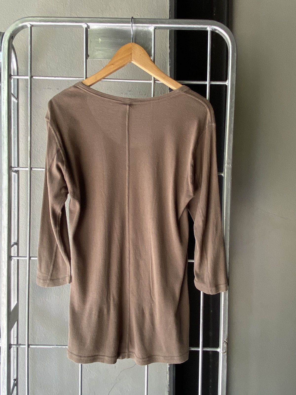 Attachment ATTACHMENT Brown three-quarter sleeve slim-fit T-shirt. Size M / US 6-8 / IT 42-44 - 17 Thumbnail