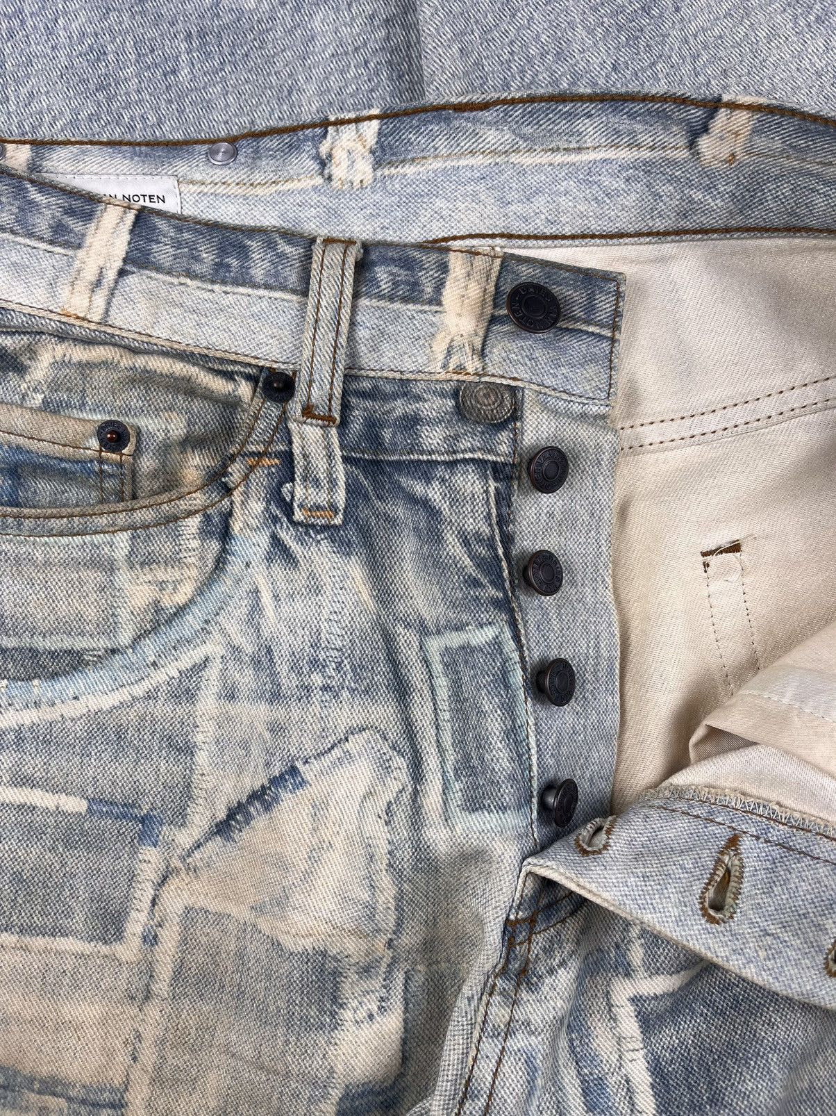 Dries Van Noten SS17 Dries Van Noten Trompe L'oeil Patchwork Denim Jeans Size US 30 / EU 46 - 4 Thumbnail