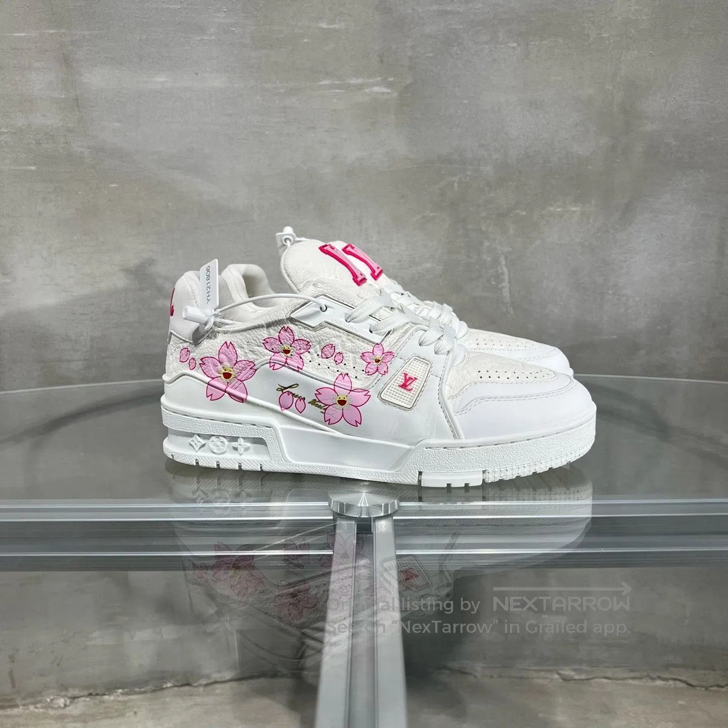 Louis Vuitton Louis Vuitton Trainers: Sakura Pollen, Takashi Murakami Bo Size US 6.5 / IT 36.5 - 2 Thumbnail