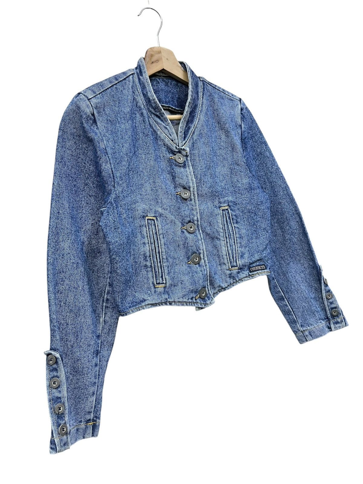 Guess Vtg 80s Guess Georges Marciano Denim Jacket Made in USA Sz S Size S / US 4 / IT 40 - 3 Thumbnail