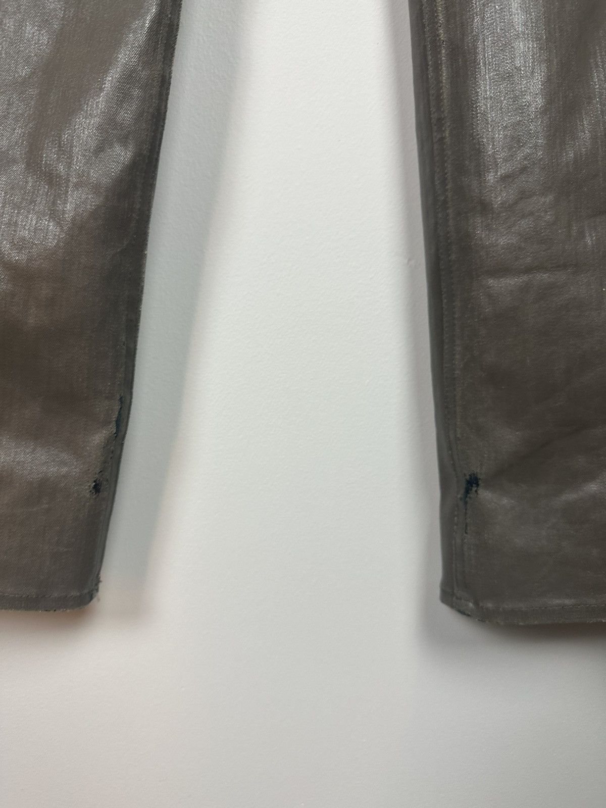 Rick Owens DRKSHDW Coated Mastodon Cut Trousers Size US 31 - 4 Thumbnail