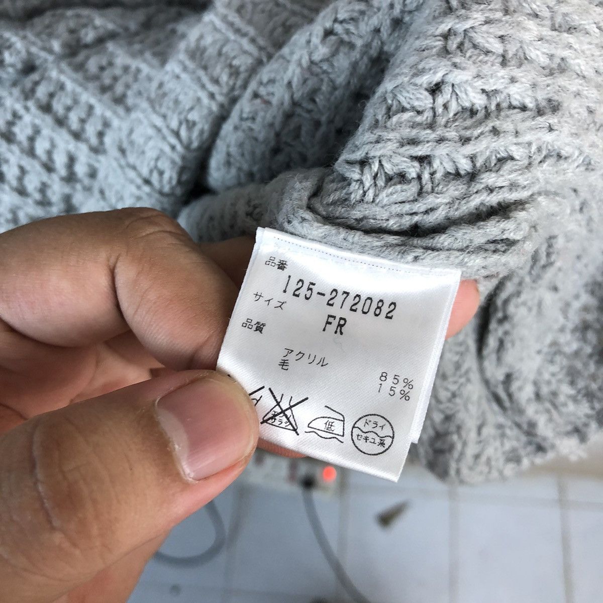 Homespun Knitwear × Japanese Brand × Jil Stuart Jills Stuart Grey streetwear knitwear #A1284 Size M / US 6-8 / IT 42-44 - 11 Thumbnail