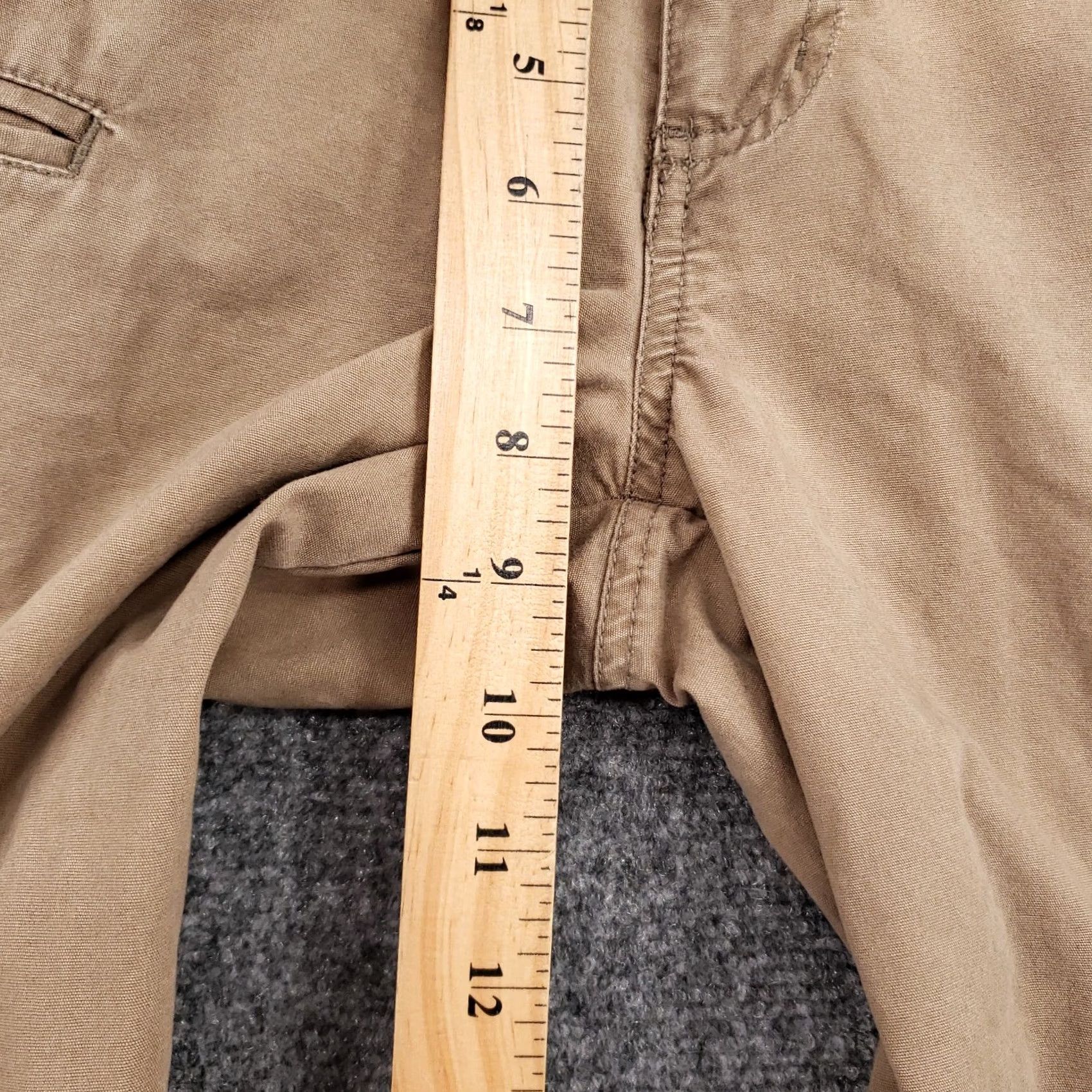 Vintage Columbia Pants Womens 2P Petite Beige Capri Chino Edgewear Straight Flat Front Size 26" / US 2 / IT 38 - 6 Thumbnail