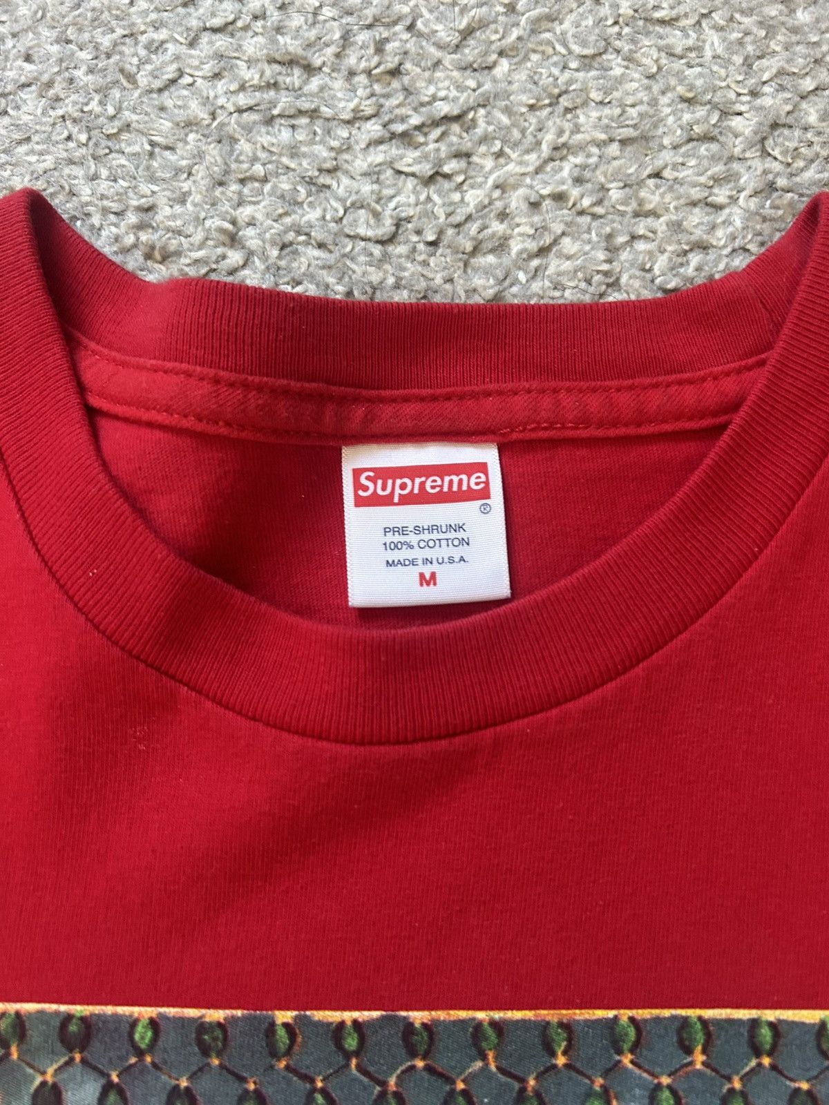 Supreme Supreme ss19 reaper tee Size US M / EU 48-50 / 2 - 3 Thumbnail