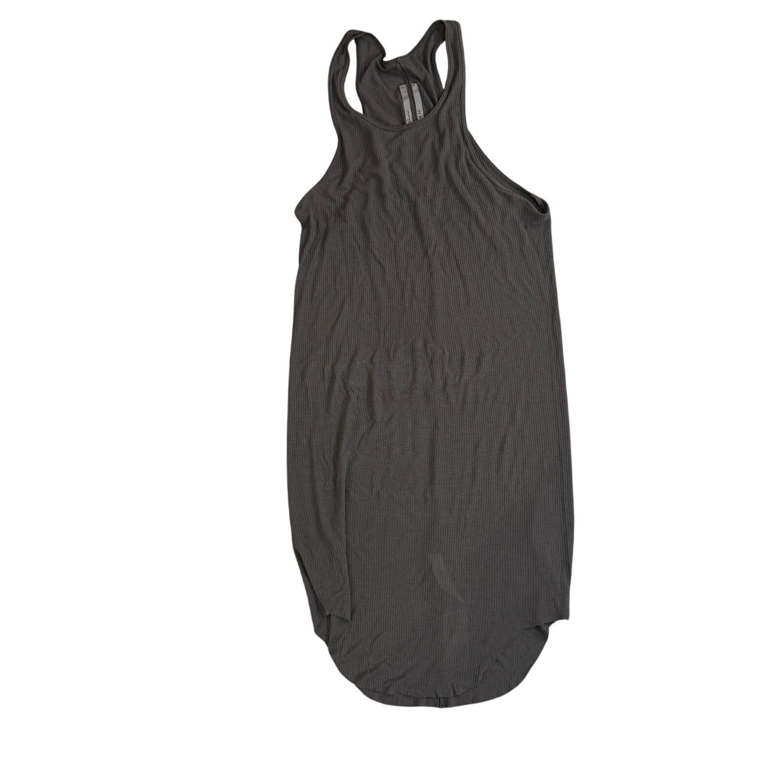 Rick Owens Lido SS24 Ribbed Racerback Tank Top L