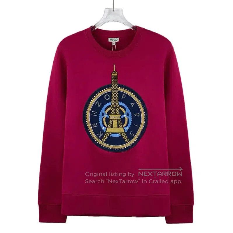 Other Kenzo Pink Eiffel Tower Graphic Sweatshirt . Size S / US 4 / IT 40 - 1 Thumbnail