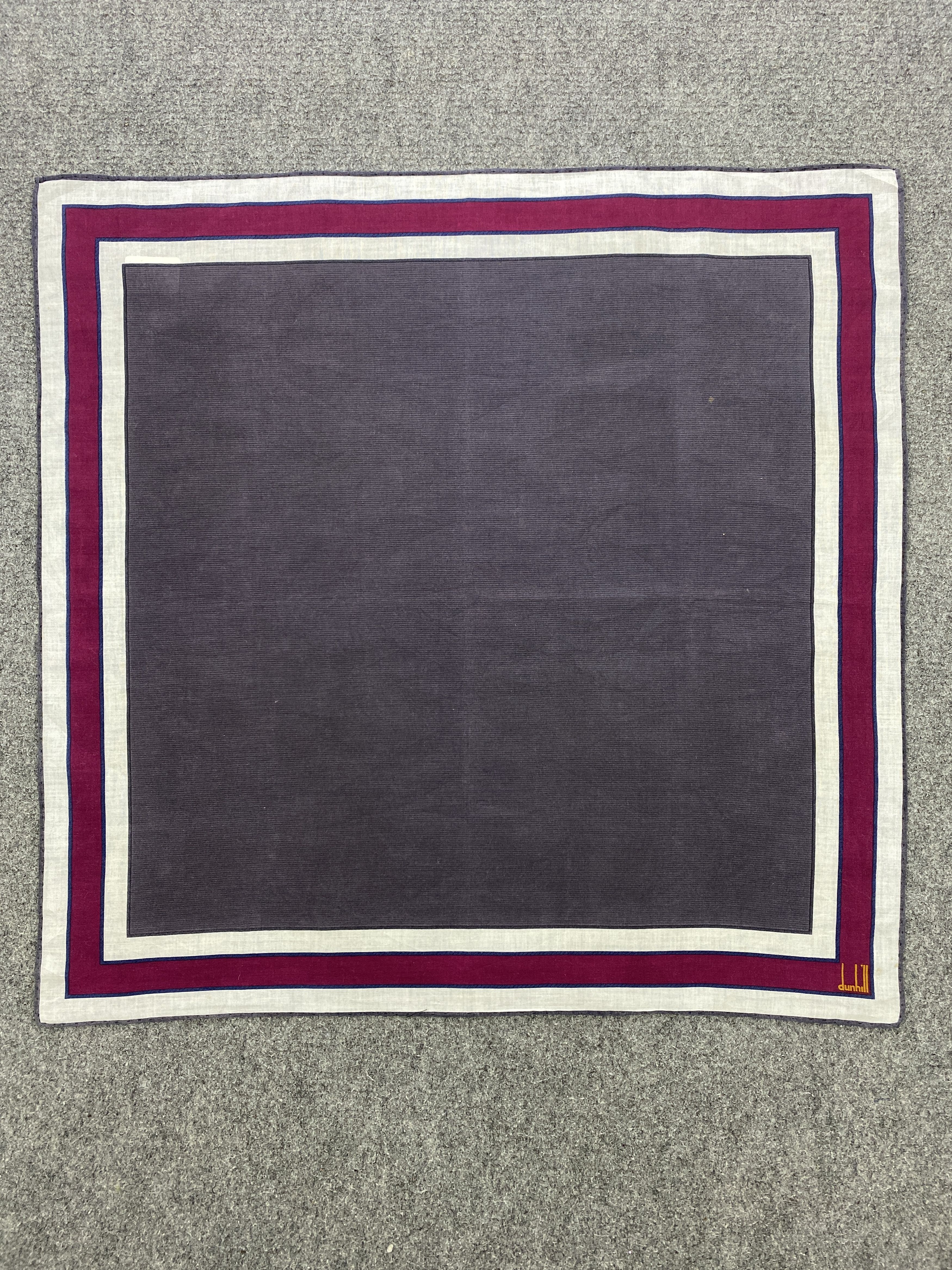 Alfred Dunhill Dunhill Handkerchief / Bandana / Neckerchief HKC0658 Size ONE SIZE - 3 Thumbnail