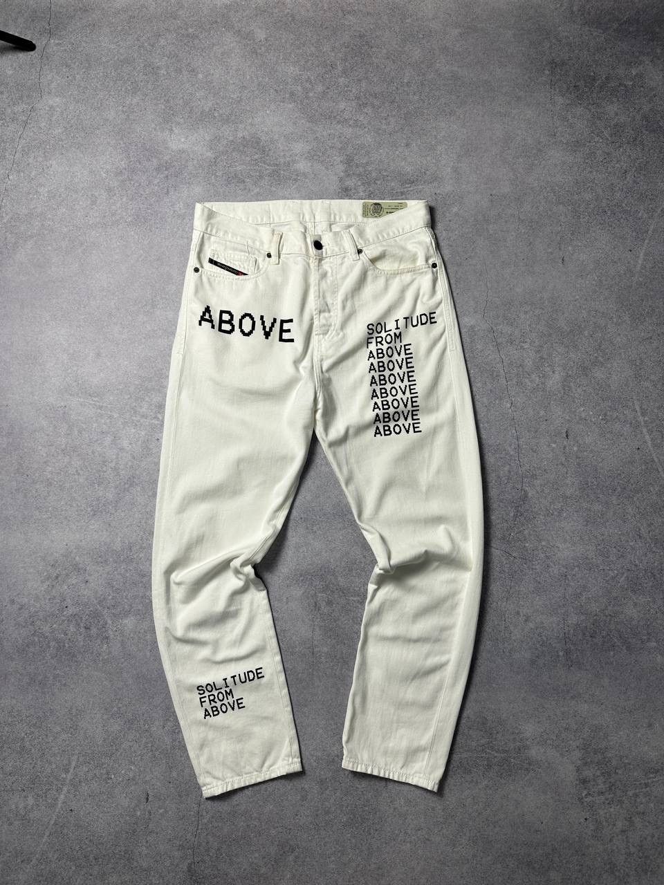 Diesel Vintage 2000s Diesel D-Viper-Sp2 Above Logo Denim Jeans Y2K Size US 30 / EU 46 - 1 Thumbnail