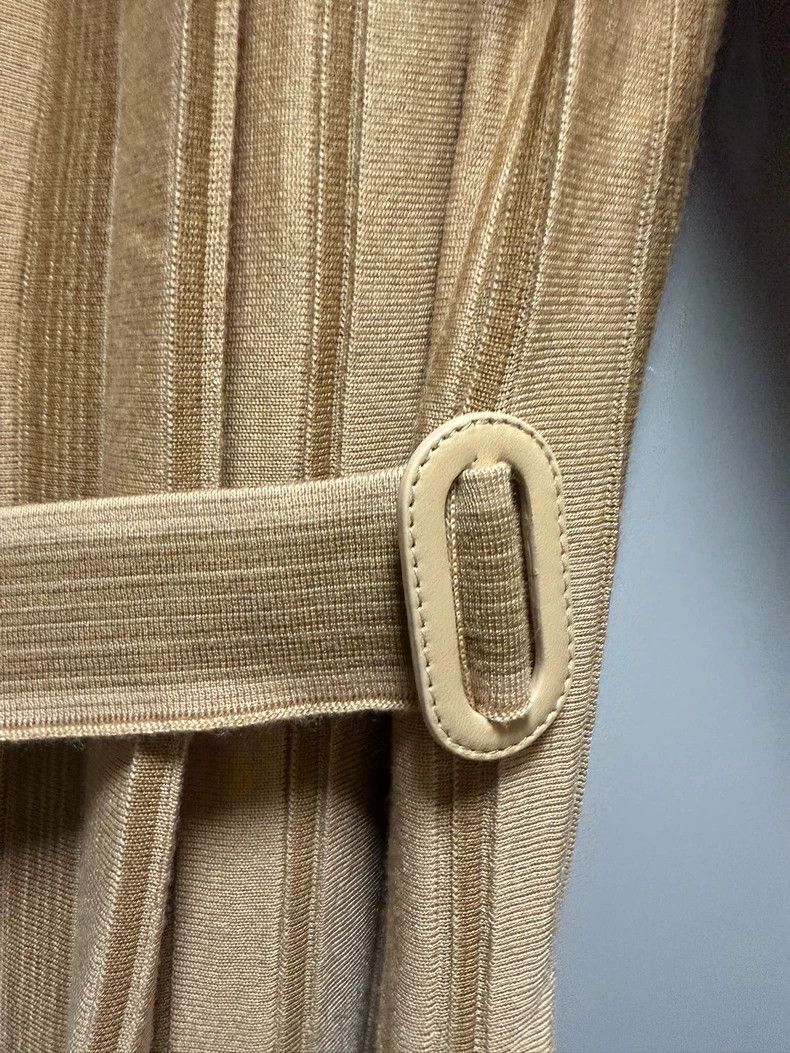 Loro Piana LORO PIANA Silk blended collar long sleeve with side slits Size S / US 4 / IT 40 - 7 Thumbnail