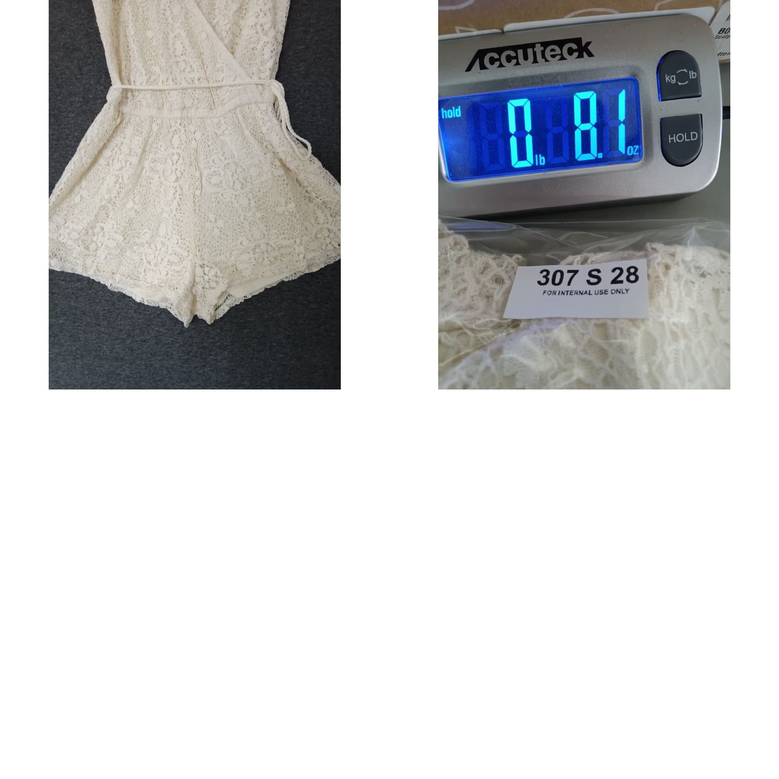 American Eagle Outfitters American Eagle Outfitters Romper XS Lace Boho Chic Ivory Solid Sleeveless V-Neck Tie Casual Spring Summer Womens XS Size 26" / US 2 / IT 38 - 8 Thumbnail