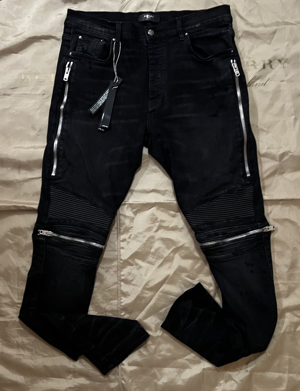 Amiri Amiri MX2 High Rise Skinny Jeans 'Black' size 36 $2500 Size US 36 / EU 52 - 1 Thumbnail