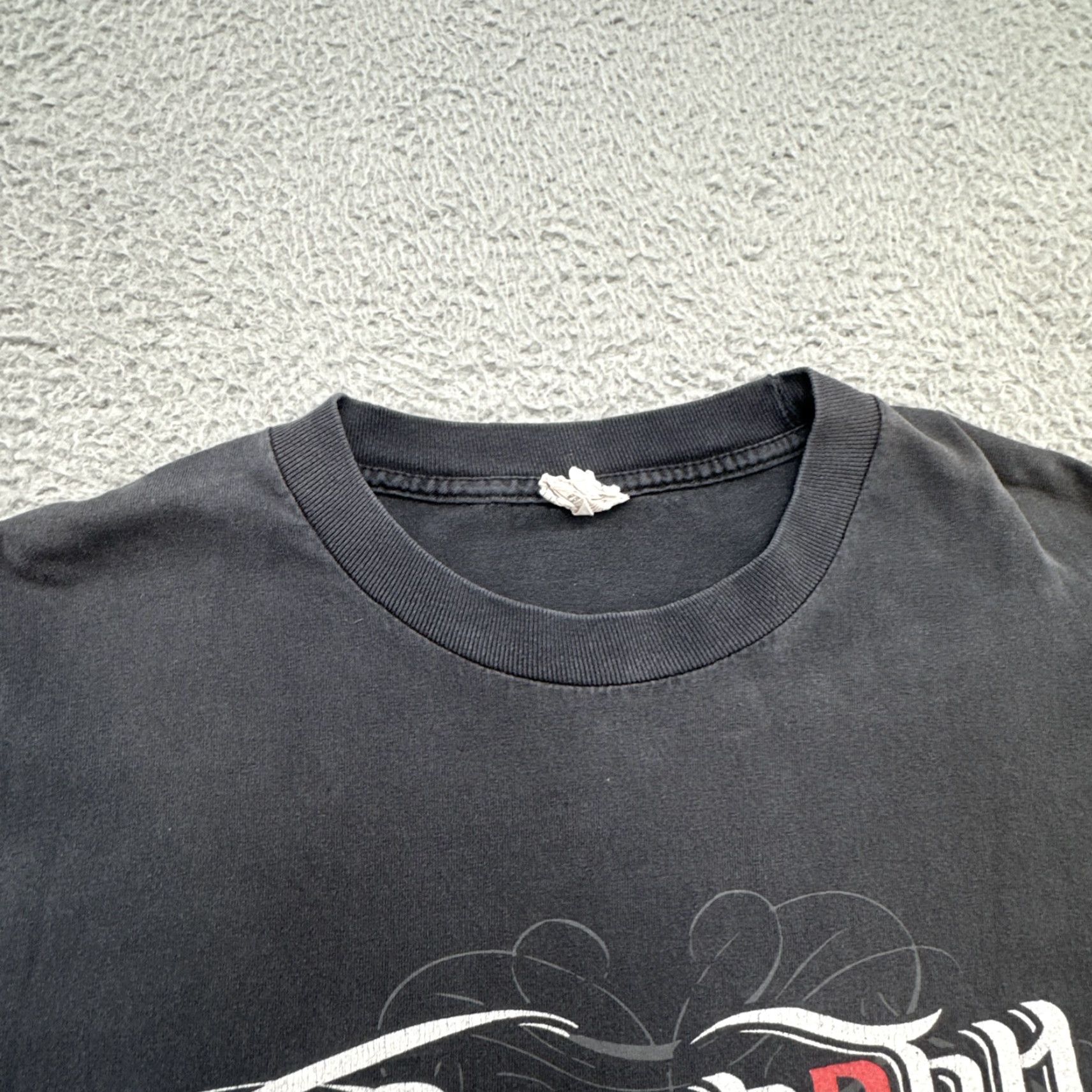 Vintage VINTAGE Tech N9ne Nine XL Strange Music Tour Shirt Black Faded Rap Music Nike Size US XL / EU 56 / 4 - 5 Thumbnail