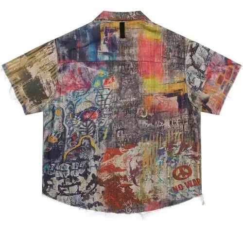 VIBE Streetwear Retro Grunge Oversized Shirt Size US XL / EU 56 / 4 - 2 Thumbnail
