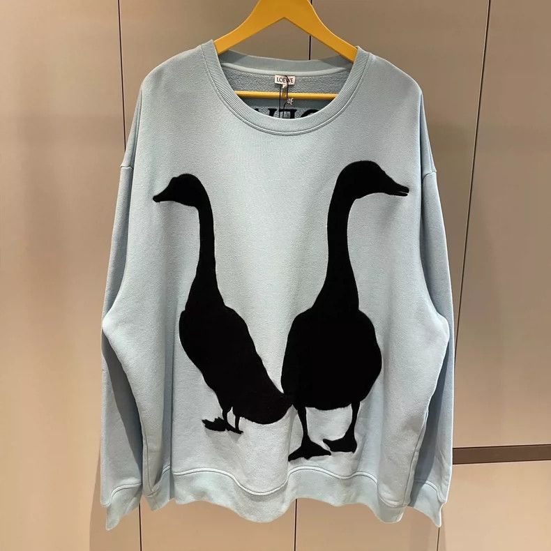 Loewe Loewe Blue Double Goose Logo Sweatshirt - dmc Size US M / EU 48-50 / 2 - 1 Thumbnail