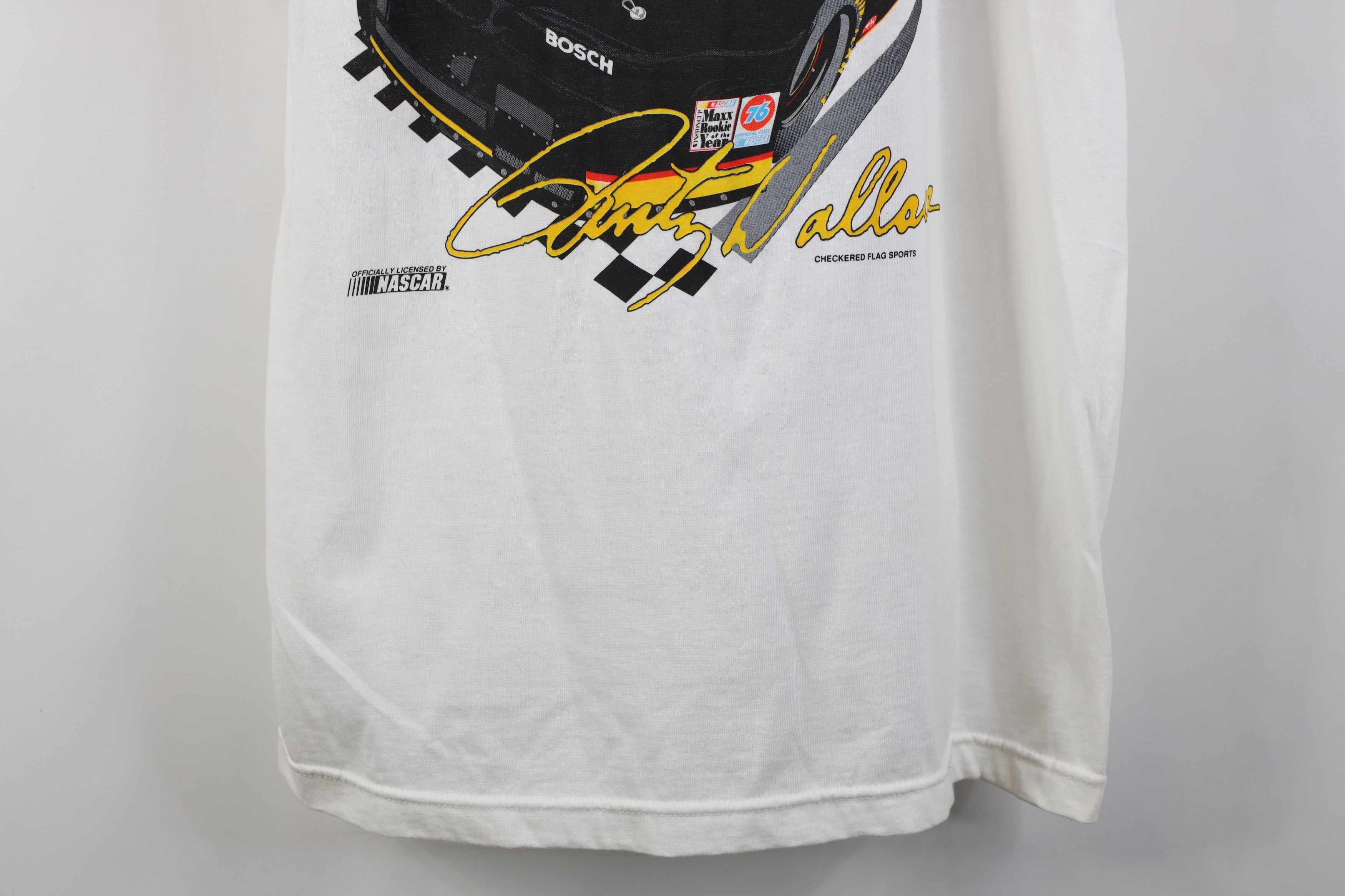 Vintage Deadstock Vintage 90s Miller Rusty Wallace Racing T-Shirt Size US L / EU 52-54 / 3 - 3 Thumbnail
