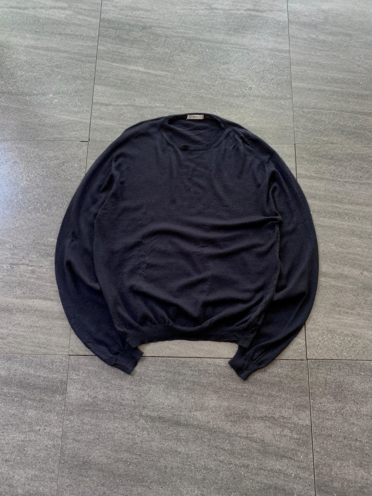Prada FREE TAX! Light Wool Knitted Sweater Size US M / EU 48-50 / 2 - 2 Thumbnail