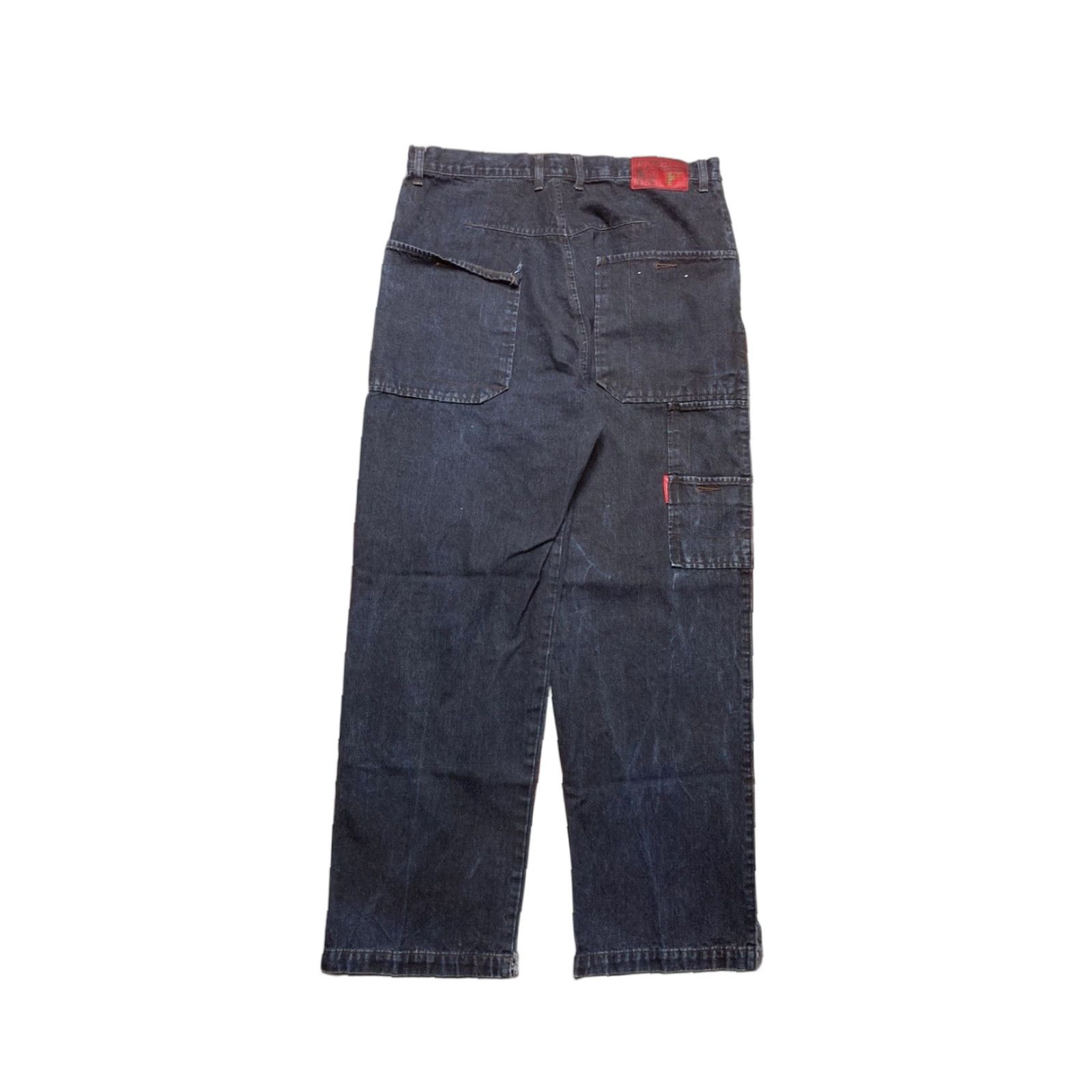 Vintage Vtg Y2K Baggy Jeans Carpenter Wide-Leg JNCO Style Hip Hop Reverb 34x31 Men Blue Jeans Wide-Leg Mens 34 31 Size US 34 / EU 50 - 1 Thumbnail