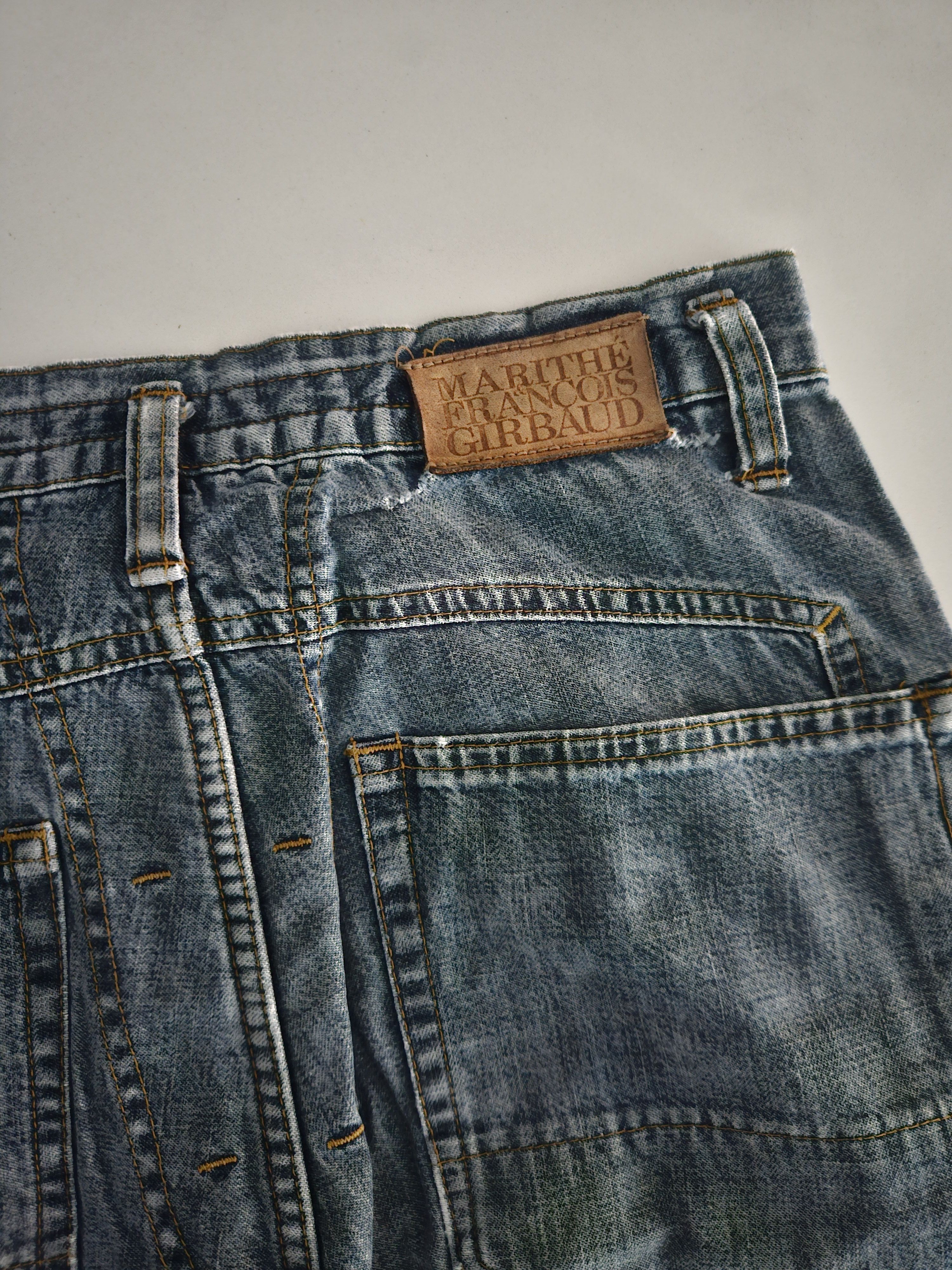 Marithe + Francois Girbaud Girbaud Baggy Barrel Jeans Size 26" / US 2 / IT 38 - 4 Thumbnail