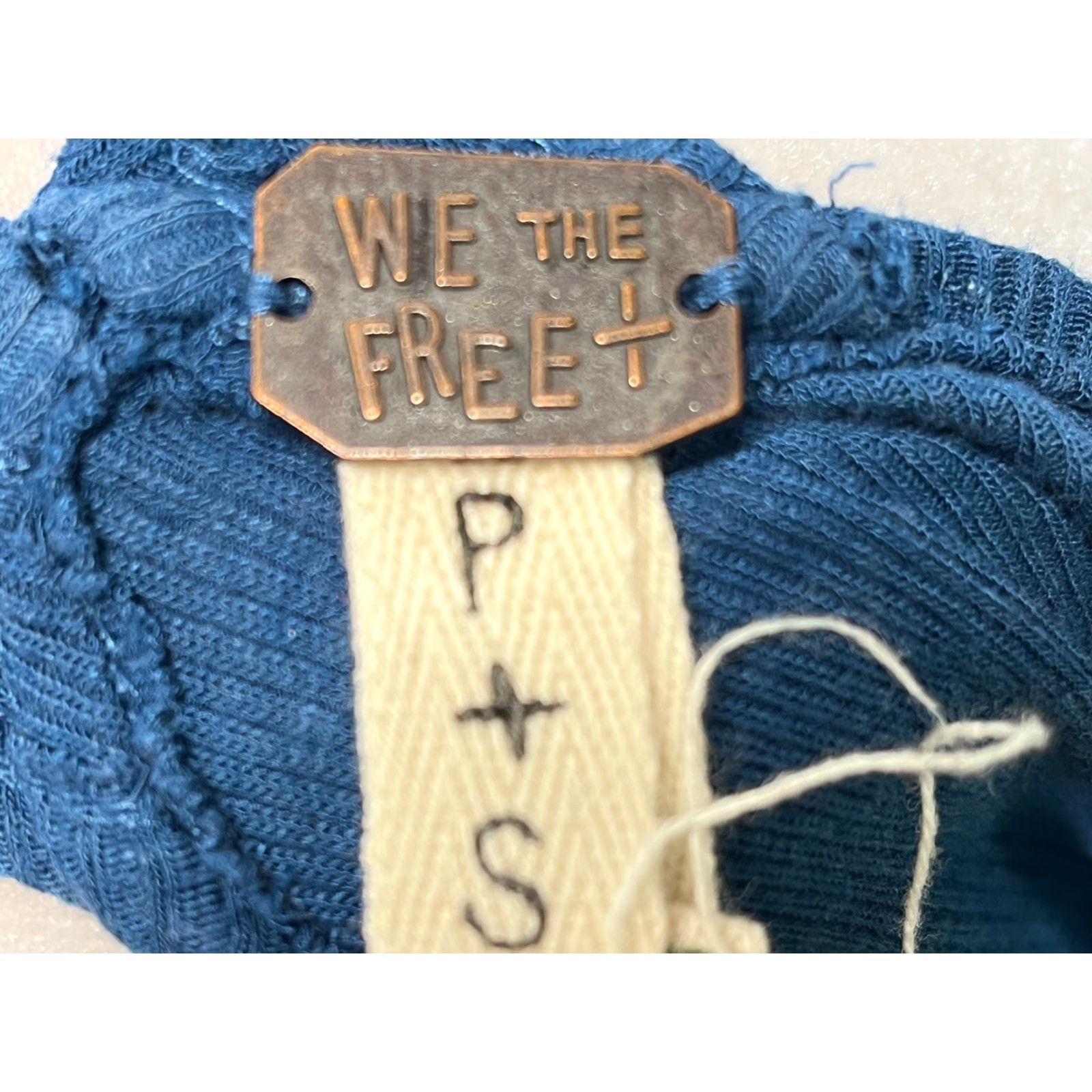 Free People Free People We The Free Tank Adult Size S Ribbed Racerback Pocket Teal Womens Size S / US 4 / IT 40 - 6 Thumbnail
