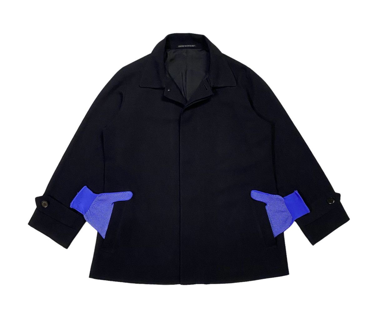 Yohji Yamamoto Yohji Yamamoto Black Wool Jacket Size US L / EU 52-54 / 3 - 2 Thumbnail