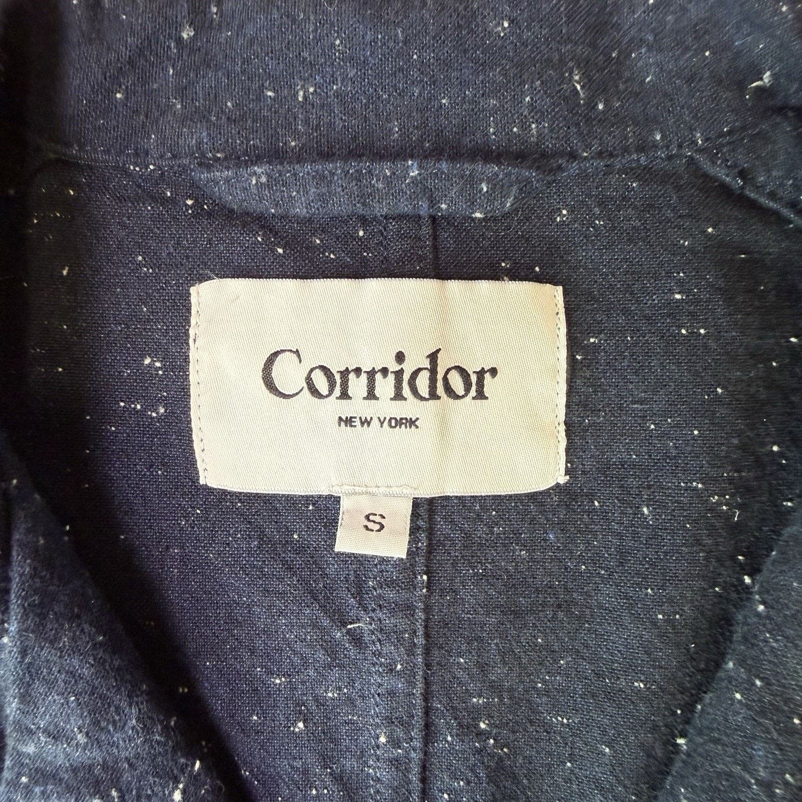 Corridor Corridor Chore Jacket Small Blue Speckled Lightweight Blazer Size US S / EU 44-46 / 1 - 8 Thumbnail