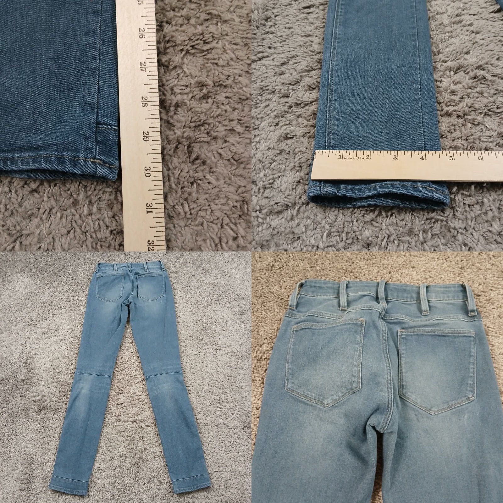 G-Star G-Star RAW Jeans Skinny Womens 24x30 24 Medium Wash Blue Stretch Denim Size 42" / US 20 - 8 Thumbnail
