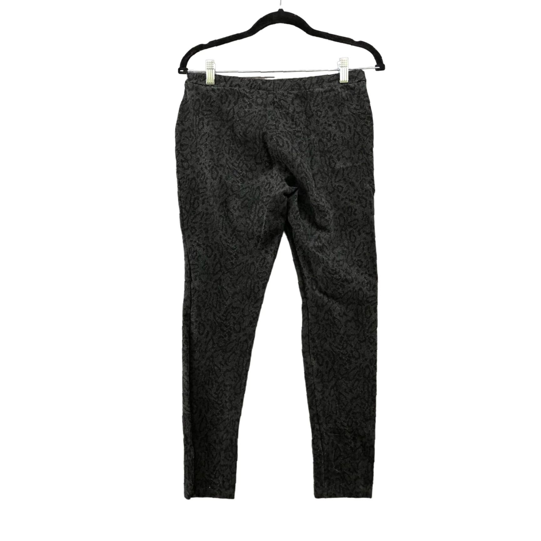 Joie VINTAGE Joie Ponte Leggings Women’s M Animal Print Leopard Pattern Mid Rise Knit Gray Black Lounge Size 32" / US 10 / IT 46 - 2 Thumbnail