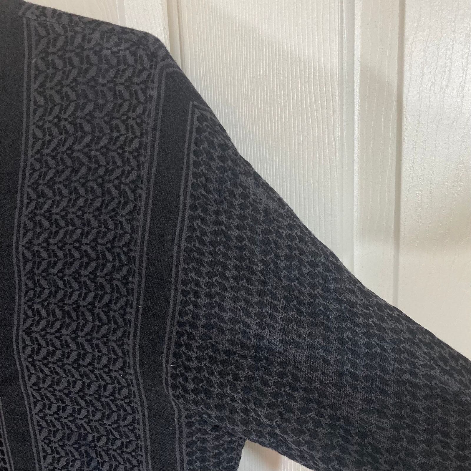 Rails Rails Lily Onyx jacquard top black gray long sleeve pullover Size S / US 4 / IT 40 - 10 Thumbnail