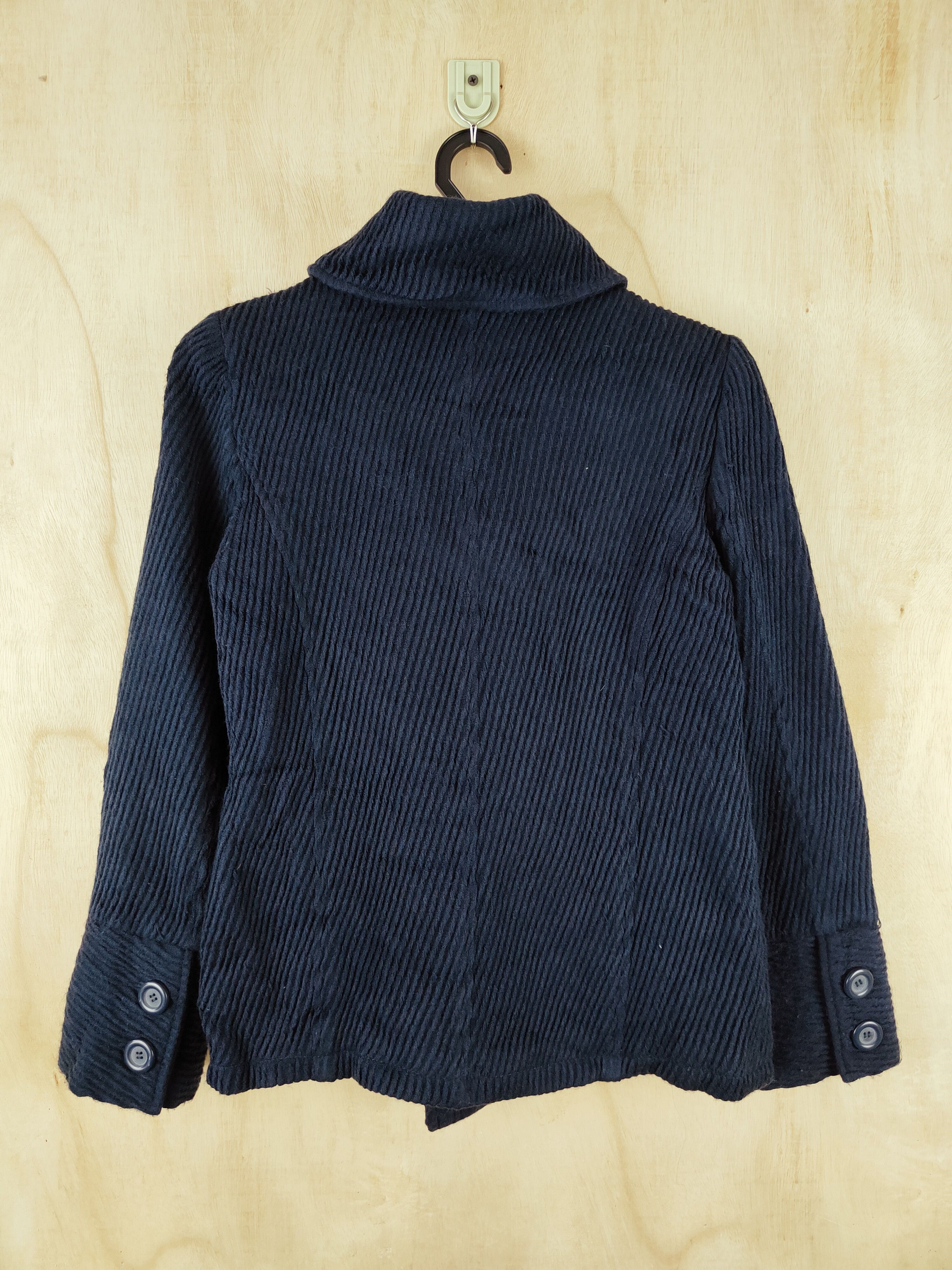Vintage Retro DESIGN BY Qtop Dark Blue Jackets Size S / US 4 / IT 40 - 8 Thumbnail