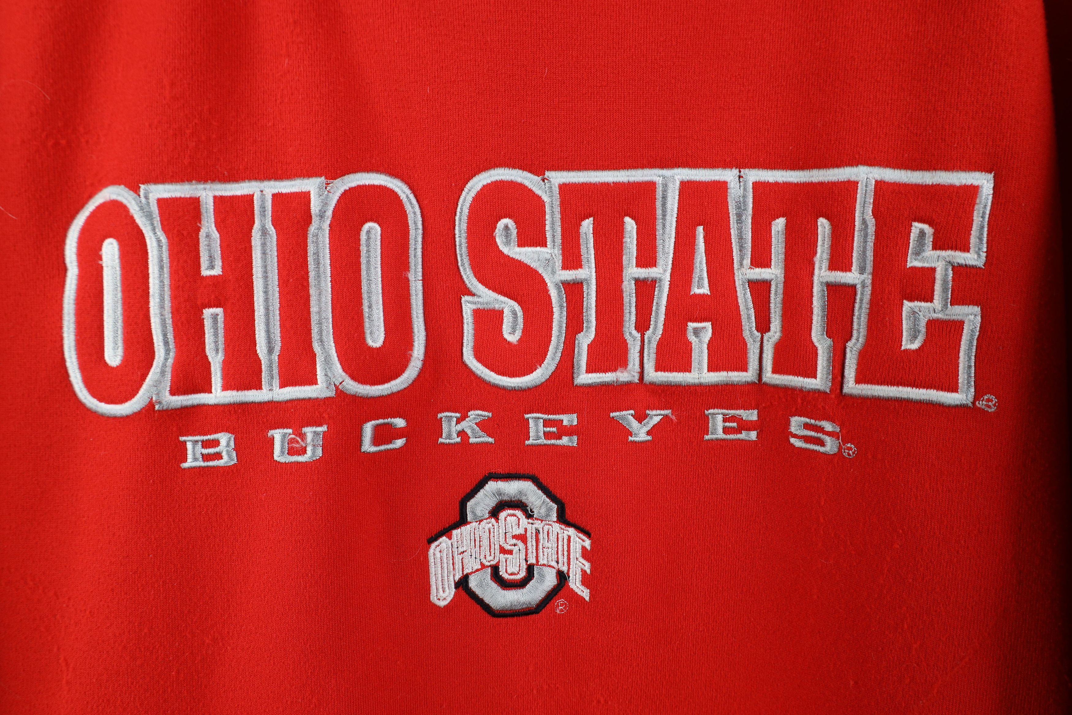 Vintage Vintage Spell Ohio State University Hoodie Sweatshirt Red Size US XL / EU 56 / 4 - 6 Thumbnail