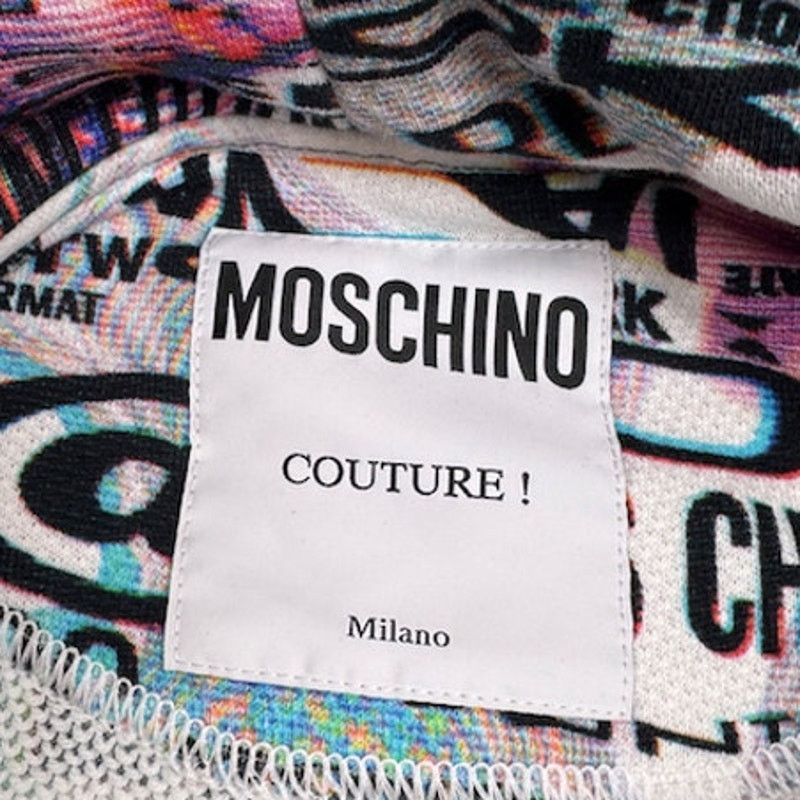 Moschino Moschino Couture Graphic Print Sweatshirt Hoodie Size XL Size US XL / EU 56 / 4 - 4 Thumbnail