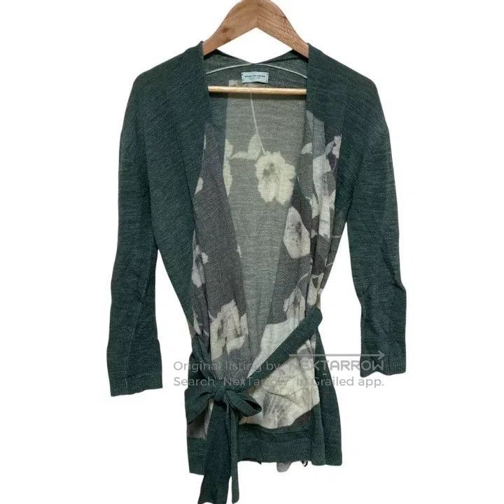 Dries Van Noten Dries Van Noten Floral Wool Knit Top Size XS / US 0-2 / IT 36-38 - 1 Thumbnail
